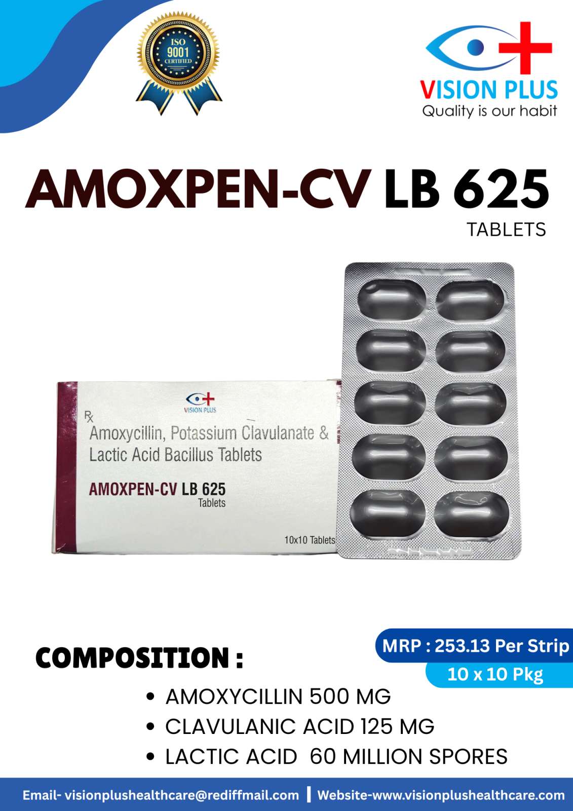 AMOXPEN-CV LB (625) TAB